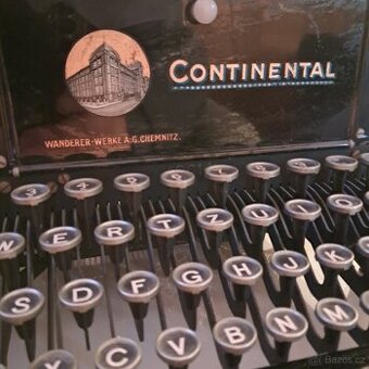 Psací stroj Continental TOP STAV 20.léta