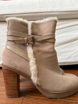 Zimní boty z kožíškem vel. 38