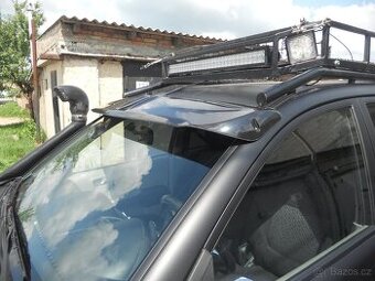 Mitsubishi L200 windshield deflector front spoiler Sun visor