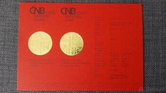CERTIFIKÁT() k zlaté 5 000 Kč minci Mikulov - ČNB