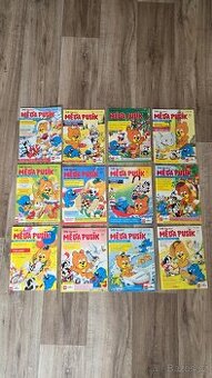 Sbírka 40x Méďa Pusík + vzácné Vánoční speciální vydání