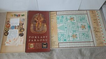 Retro desková hra Poklady Faraónů - TOFA Semily r.1984