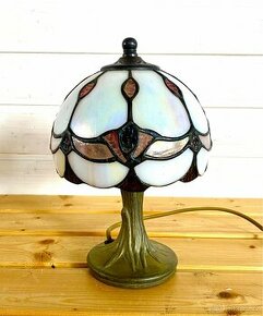 Stará malá Tiffany lampa, rozměry 27 x 15 cm - 1