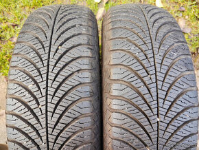 2 celoroční pneumatiky Goodyear 165/70/14  7mm