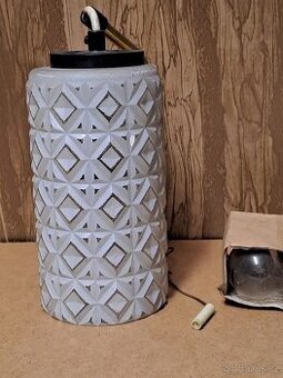 Retro nástěnná lampa, styl Brusel, Československ
