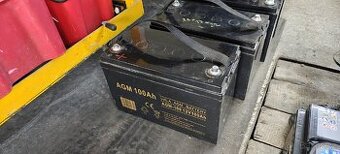 Prodám 3ks baterie AGM 100Ah
