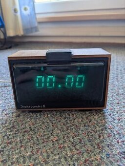 Ruské digitální hodiny Elektronika 6