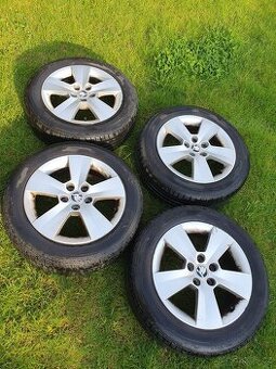 4x AL kola 15" Škoda original + pneu letní 185/60 R15