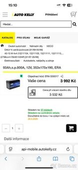 Autobaterie 93Ah