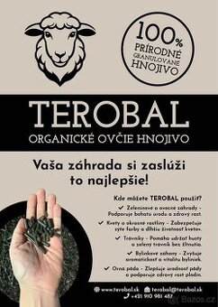 TEROBAL – Organické hnojivo z ovčího hnoje