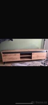 TV stolek dub/antracit