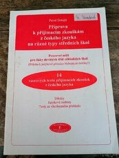 Příprava na přijímací testy z ČJ - 1