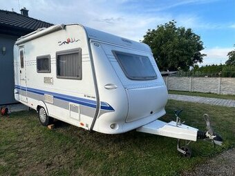 HOBBY 440,r.v.2005,MOVER,PŘEDSTAN,MARKÝZA,NOSIČ KOL,TOP STAV