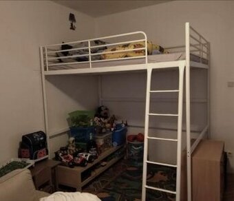 V REZERVACI vyvýšená patrová postel IKEA pro matraci 140x200