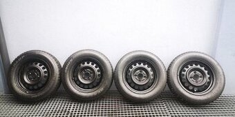 Zimní sada R14 4X100 se zánovními pneu 165/70/R14 VZOREK 8mm