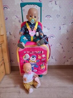 Baby born chlapeček kufr a doplňky