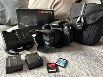 Panasonic Lumix G80 + objektiv + příslušenství