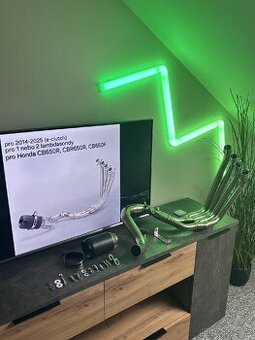 Kompletní výfukový svod s přípravou na 2 lambdasondy Honda