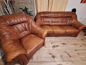 Kožená sedací souprava