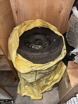 Zánovní gumy 195/55 R15 CONTINENTAL TS870, disky 5x100 6Jx15