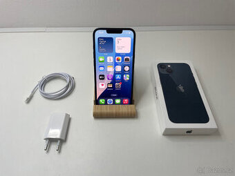 Apple iPhone 13 128GB Modrý - velmi pěkný stav, baterie 87%