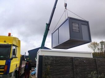 Stavební buňka 6×3 m s tepelnou izolací a elektroinstalací - 1