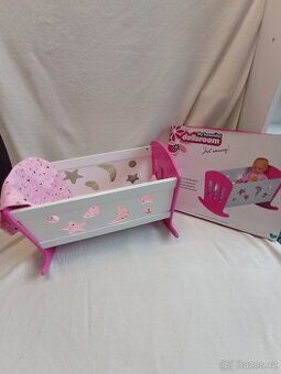 Dřevěná kolébka pro panenky My Beautiful Dollsroom