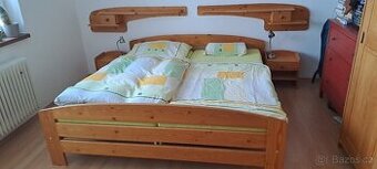 Manzelska postel z masivu