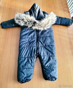 Zimní kombinéza LindaCube s kožešinkou vel. 80/86, unisex