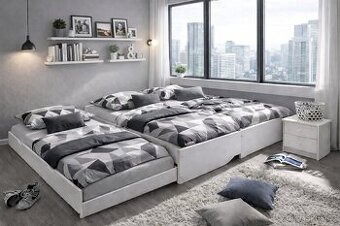 Postel rozkládací multifunkce bílá NOVÁ