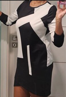 Černé elastické šaty vel.L - nové