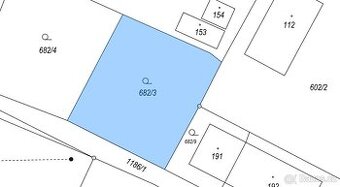 Prodej, pozemek pro bydlení 960 m2, Děbolín, Jindř. Hradec