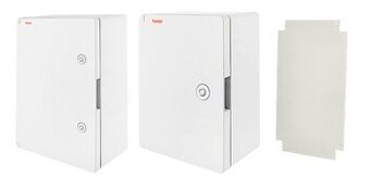 Rozvodné plastové skříně Famatel MAGNA + mont. desky (NOVÉ)
