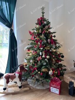 Smrk Exclusive přírodní 3D - umělý vánoční stomek 180 cm