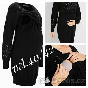 Luxusní těhotenské šaty Bonprix nové