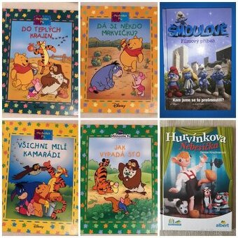 Pohádky - Medvídek Pú, Šmoulové a Hurvínek