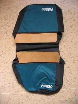 Brašny na kolo-nové, nosič ocelový chromovaný, přilba.