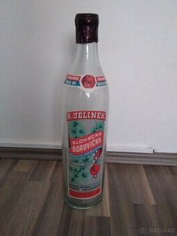 Stará velká láhev R. JELÍNEK Slovácká Borovička