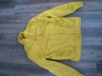 Žlutá jarní bunda / sako, vel. L/XL, 100% bavlna