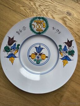 Habánská keramika, talíř 33 cm