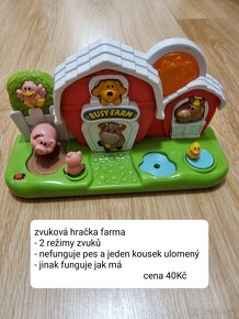 Hračky  pro rozvoj jemné motoriky a zvukove