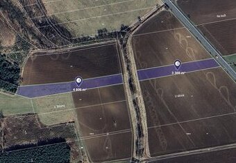 Prodej podílu 1/6 pole 1 318 m², Oseček