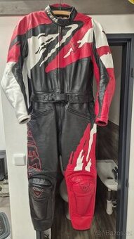 Dvoudílná kožená kombinéza Dainese vel. 50