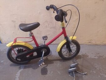 Dětské kolo s postranními kolečky