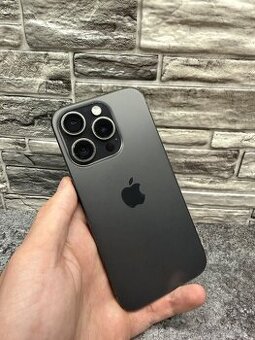 iPhone 15 Pro 256GB Black Titanium, baterie 83%, e-sim