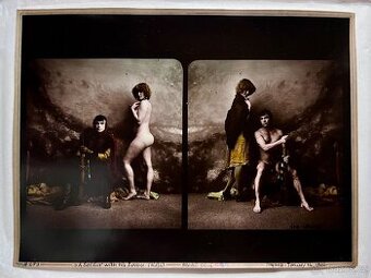 Jan Saudek - Voják se svým miláčkem (Kája Saudek)