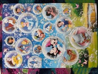Velké puzzle Disney bubliny 60 dílku