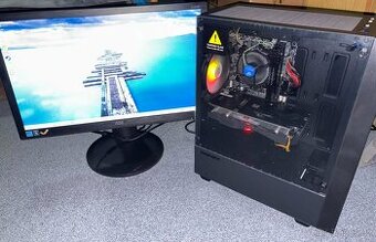 HERNÍ PC SETUP+MONITOR