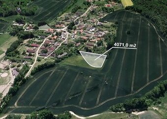 Zahrada 4 071 m², Podíl 10 % o výměře 407 m²