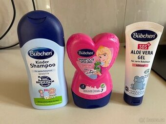 Dětské šampony a aloe vera gel Bübchen